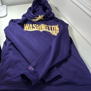 Champion Washington Huskies hoodie.